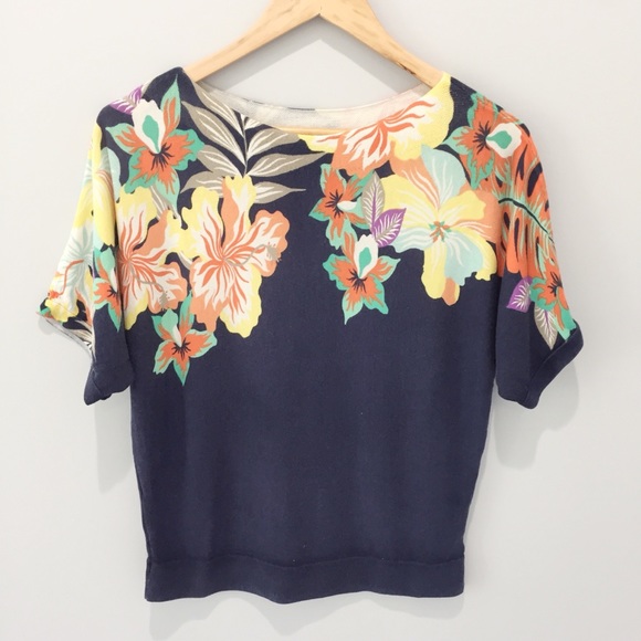 Talbots Floral Top - Picture 1 of 4